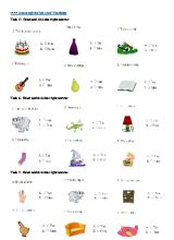 Bài tập Tiếng Anh Lớp 3 - Phần Vocabulary - Task 5